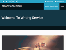 Tablet Screenshot of drconstanceblack.com
